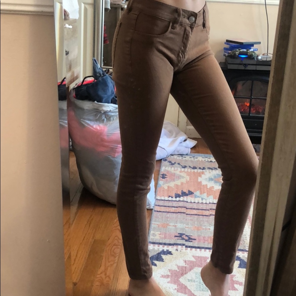 Pacsun fall brown jeggings. Size 23